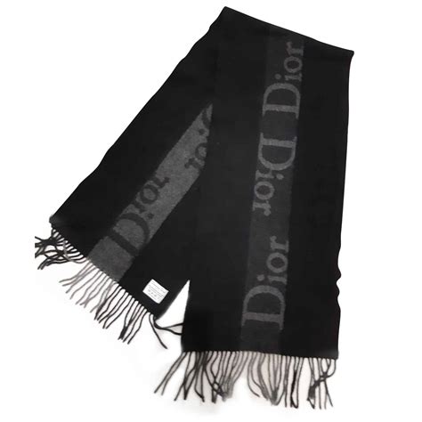 dior scarf black and white|More.